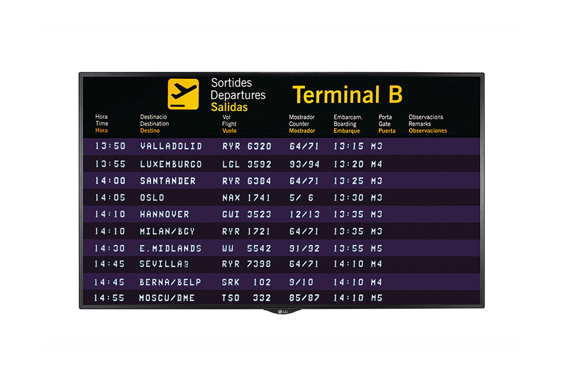 LG 49SH7DB-M Pantalla LED IPS comercial Full HD de clase 49