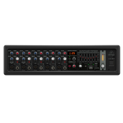 Behringer PMP550M Mezcladora de 5 canales mic/line de 500w