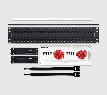 BLEDEN RV6PPF2U48BK Patch Panel 48 Puertos 2 Unidades (negro)