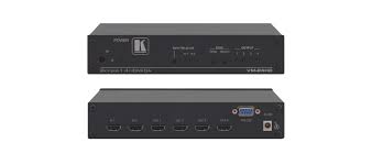Kramer VM-24HC Distribuidor amplificador compacto Conmutable 2x1:4 HDMI