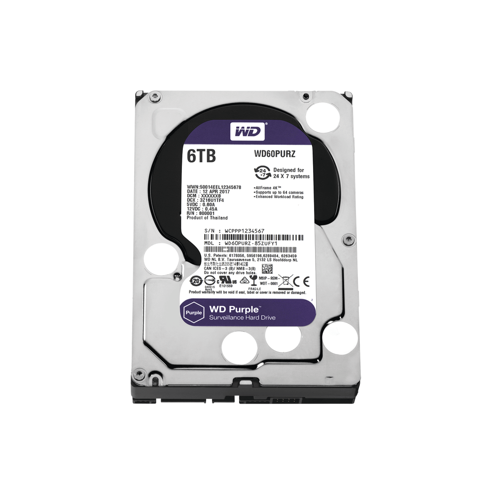 Disco Duro Purple de 6 TB