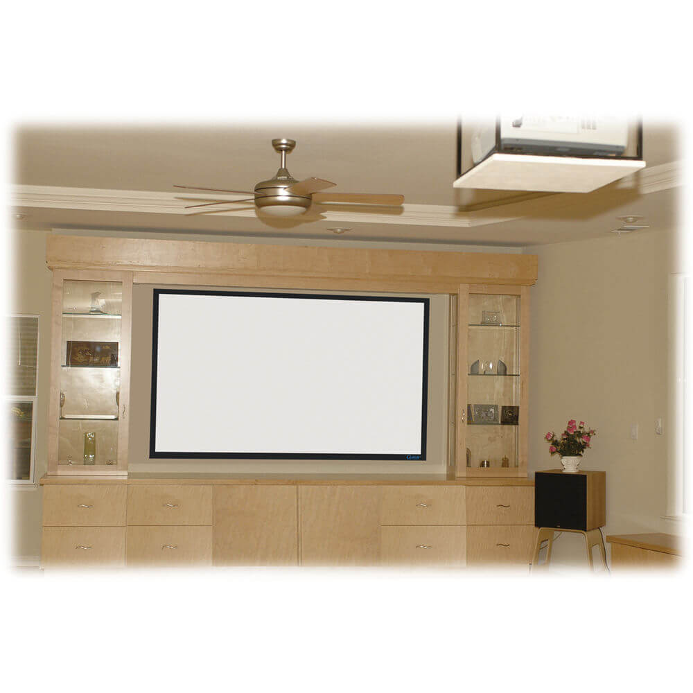 Pantalla de Pared Fija 113" (16:10), Medida: 1524mm x 2438mm, Color Blanco, Neve